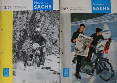 "Neues vom Sachs" Fichtel + Sachs Magazin 1959/61 sieben Ausgaben (5567)