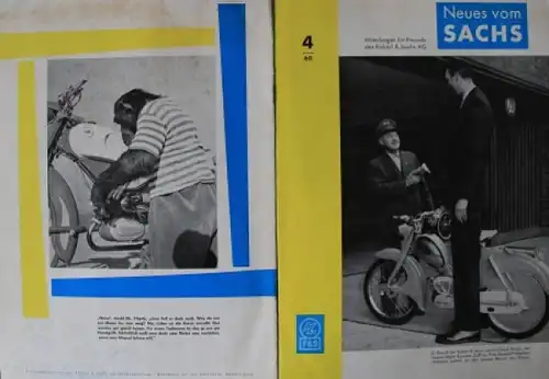 "Neues vom Sachs" Fichtel + Sachs Magazin 1959/61 sieben Ausgaben (5567)
