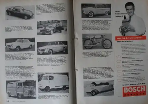 "Die Automobil-Wirtschaft" Kraftfahrzeug-Magazin 1959 zwei Ausgaben (5564)