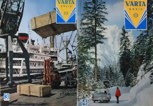 Varta "Varta Kreis" Firmenmagazin 1961-64 fünf Ausgaben (5555)