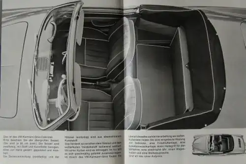 Volkswagen Käfer Modellprogramm 1962 "Welcher ist der richtige für Sie?" Automobilprospekt (5600)