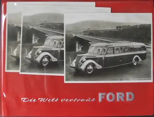 Ford V8 Harmening Panoramabus Modellprogramm 1950 Bus-Angebotsmappe (5760)