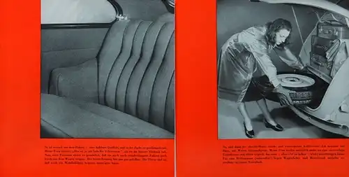 Ford Taunus Modellprogramm 1948 Automobilprospekt (6083)