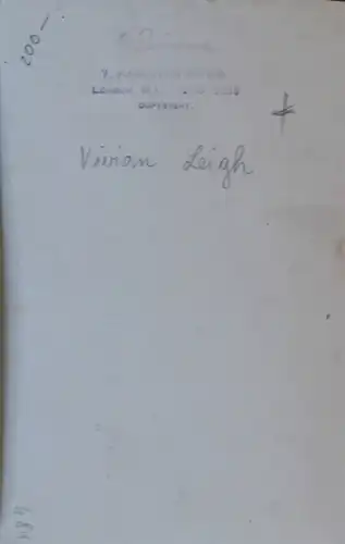 Vivien Leigh original signierte Autogrammkarte 1952 (6166)