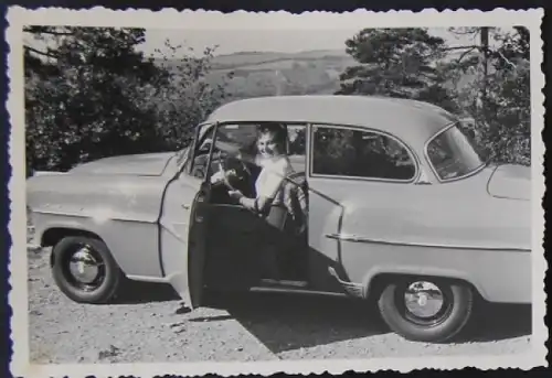 Opel Rekord Limousine 1954 Originalfoto (6123)