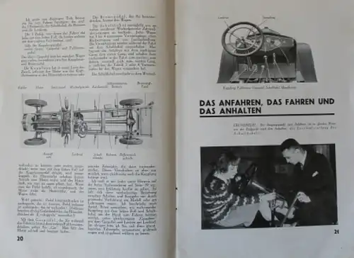 Schur "Der Weg zum Führerschein" Fahrzeugtechnik 1930 (6250)