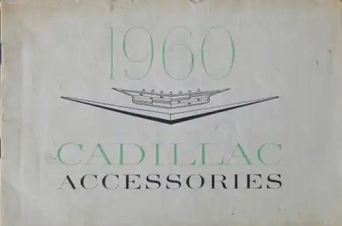 Cadillac Accessoires 1960 Automobil-Zubehörprospekt (6360)