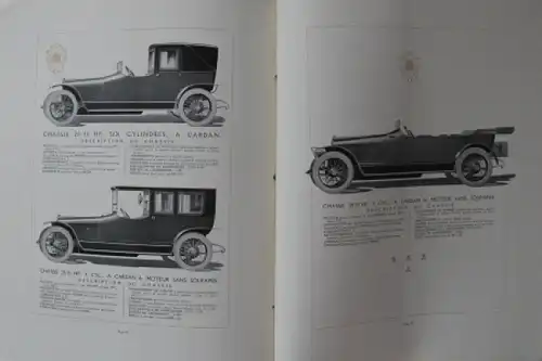 Mors Modellprogramm 1913 Automobilprospekt (6519)