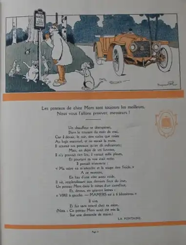 Mors Modellprogramm 1913 Automobilprospekt (6519)