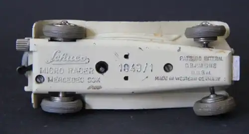 Schuco Micro-Racer Mercedes SSK 1965 Metallmodell mit Friktionsantrieb (6668)