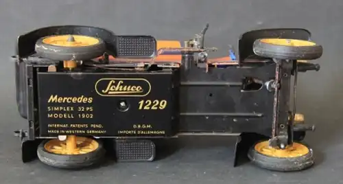 Schuco Mercedes Simplex 32 PS 1902 Blechmodell mit Friktionsantrieb (6616)