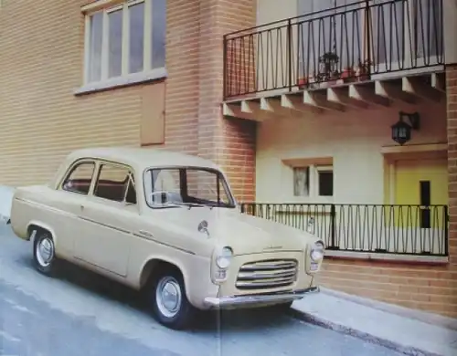 Ford Anglia Perfect Modellprogramm 1957 Automobilprospekt (6708)