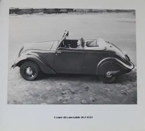 Peugeot "Selection des Coupes et Cabriolets 1898-1973" Peugeot-Historie 1973 (6703)