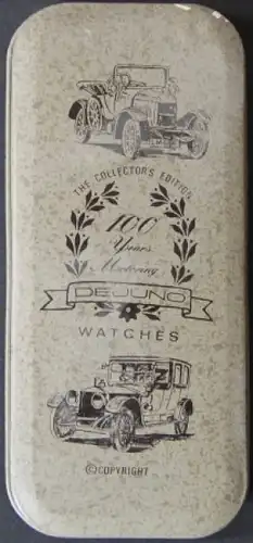 DeJuno Armbanduhr Watches Collectors Edition 1986 "100 years motoring" in Originalbox (6762)