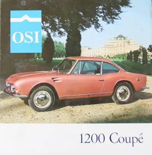 OSI 1200 Coupe Modellprogramm 1965 Automobilprospekt (6974)