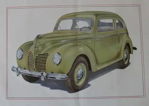 Ford Taunus Spezial Modellprogramm 1950 Reuters-Motive Automobilprospekt (7453)