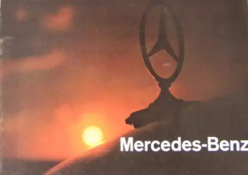 Mercedes-Benz Modellprogramm USA 1969 Automobilprospekt (7534)