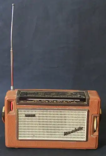 Philips Nicolette 222 Reise-Kofferradio 1962 mit Batteriebetrieb (7662)