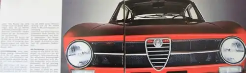 Alfa Romeo 1300 GT Junior Modellprogramm 1971 Automobilprospekt (7766)