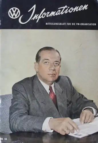 "Volkswagen Informationen" Mitteilungsblatt 1955 VW-Magazin (7838)