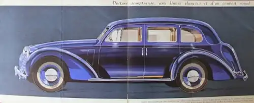 Fiat 2800 Modellprogramm 1939 Automobilprospekt (7988)