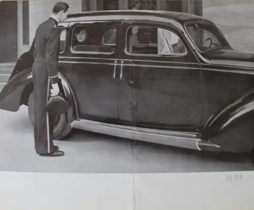 Fiat 2800 Modellprogramm 1939 Automobilprospekt (7988)