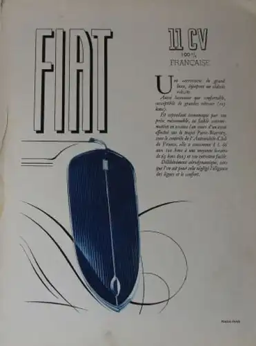 "Fiat Revue Bimestrielle" FIAT-Firmenmagazin 1934 (8025)