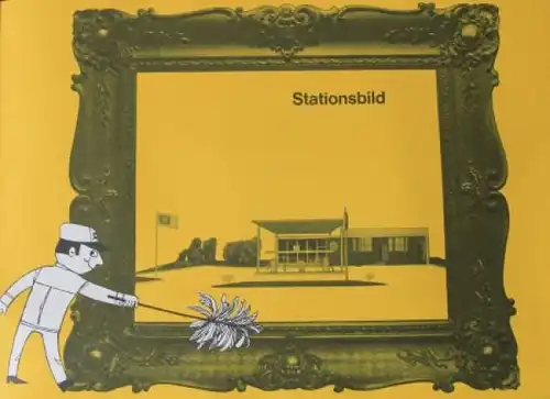 "Shell Stationswerbung" 1964 Shell Tankstellen-Werbemappe (8027)