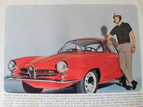 Alfa Romeo Modellprogramm 1963 Automobilprospekt-Mappe mit 7 Prospekten (8124)