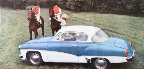 Wartburg 1000 Special-Models Modellprogramm 1964 Automobilprospekt (8103)