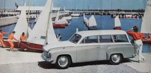 Wartburg 1000 Special-Models Modellprogramm 1964 Automobilprospekt (8103)