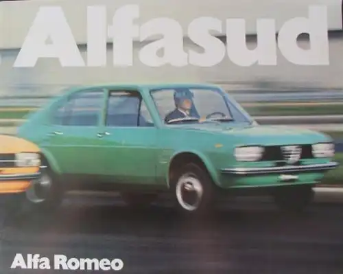 Alfa Romeo Alfasud Modellprogramm 1972 Automobilprospekt (8152)