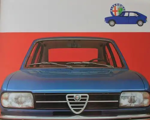 Alfa Romeo Alfasud Modellprogramm 1972 Automobilprospekt (8152)