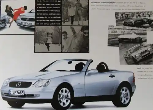Mercedes-Benz SLK Modellprogramm 2000 Automobilprospekt (8267)