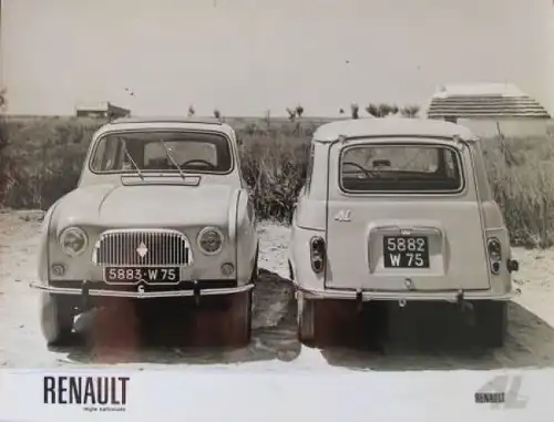 Renault 4 L in der Carmarque 1961 Werksfoto (8223)