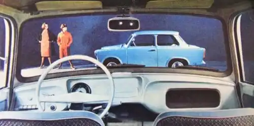 Trabant 601 Modellprogramm 1965 Automobilprospekt (8288)