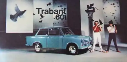 Trabant 601 Modellprogramm 1965 Automobilprospekt (8288)