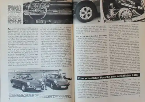 "Hobby - Das Magazin der Technik" 1966 Porsche 911 S Technik-Magazin (8396)
