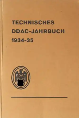 Szenasy "Technisches DDAC-Jahrbuch 1934-35" Fahrzeugtechnik 1935 (8469)