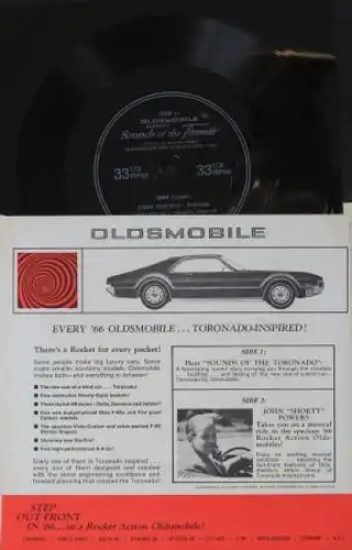 Oldsmobile Toronado Schallplatte 1966 "Sounds of the Toronado" (0148)