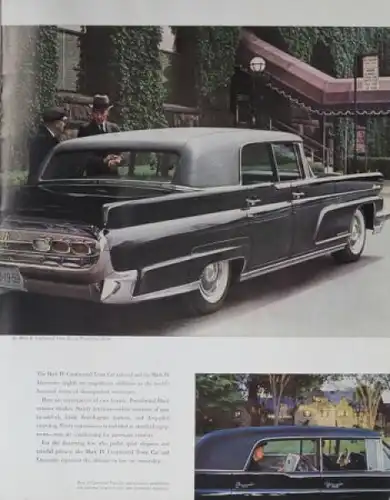 Lincoln Continental Mark IV Modellprogramm 1959 Automobil-Prestigeprospekt (0263)