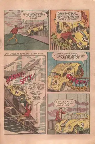 Volkswagen "Golden Key - The Love bug" Walt Disney Comic 1969 (0086)