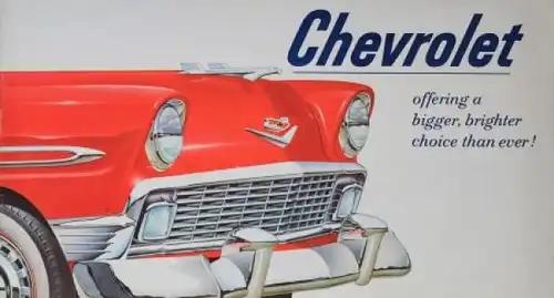 Chevrolet Modellprogramm 1956 Automobilprospekt (0082)