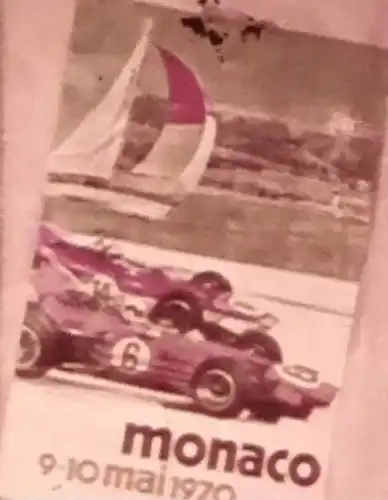 Monaco Grand Prix 1970 "Sport-auto Rennfilm" Super-8 Film Großer Preis von Monaco Formel I Farbfilm (0121)