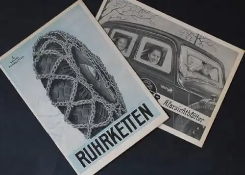 Beyers Ruhrketten 1949 Reifen-Zubehörprospekt (0392)