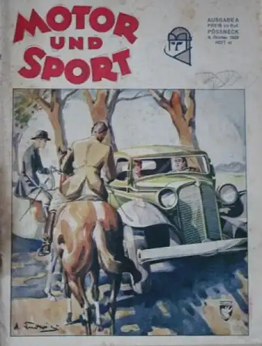 "Motor & Sport" Motor-Zeitschrift Pössneck 1933 (0404)