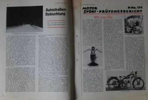 "Motor & Sport" Motor-Zeitschrift Pössneck 1933 (0406)