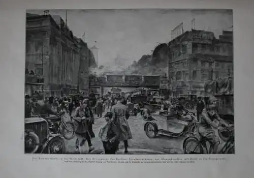 "Illustrierte Zeitung" Gesellschafts-Magazin 1925 Automobil-Ausstellung Weber-Verlag (0724)