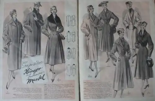 Gustav Lyon "Modenschau" 1956 Damen-Mode-Katalog (0491)
