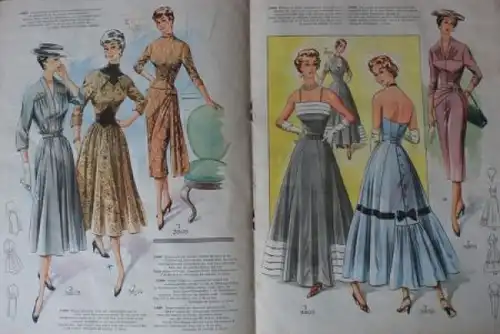 Gustav Lyon "Modenschau" 1956 Damen-Mode-Katalog (0491)